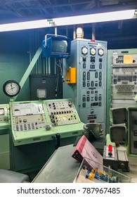 January 4, 2018: Titan Missile Museum In Green Valley, AZ.  Control Room And Computers