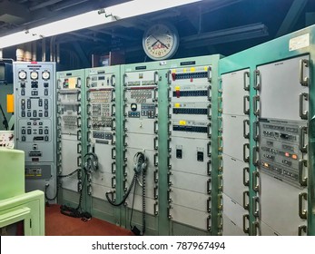 January 4, 2018: Titan Missile Museum In Green Valley, AZ.  Control Room And Computers