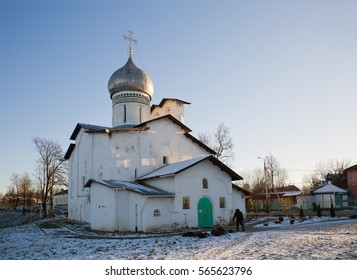 January 5, 2017, Pskov, Church of St. Peter and Paul - Shutterstock ID 565623796