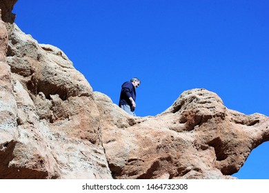 January 6, 2017, Southern CA, USA: The Rocks At Red Rock Canyon In The Antelope Valley In CA Are Interesting Formations To Photograph And Climb.