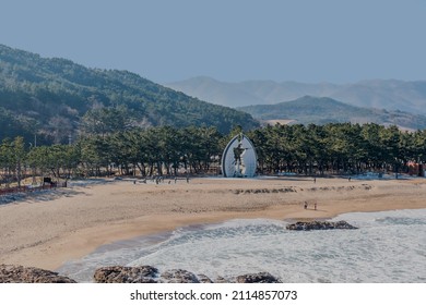 January 7, 2022: Memorial Hall Of The Jangsa Landing Operation In Jangsa-ri, Yeongdeok-gun, South Korea.