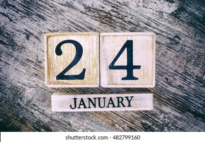 January Twenty Four Calendar Stock Photo 482799160 | Shutterstock