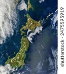 Japan. . Elements of this image furnished by NASA.