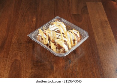 Japan Local Food Takoyaki On Plate