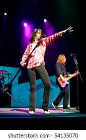 JAPAN - MARCH 13: Kelly Hansen And Jeff Pilson Of Foreigner Perform On March 13, 2007 Tokyo, Japan