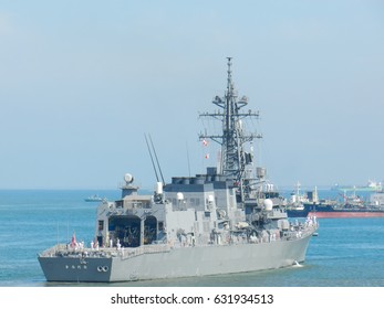 Japan Maritime Self-Defense Force Warships Joined The Patrol Against Piracy. Somalia Coast And The Gulf Of Aden In 2011.    