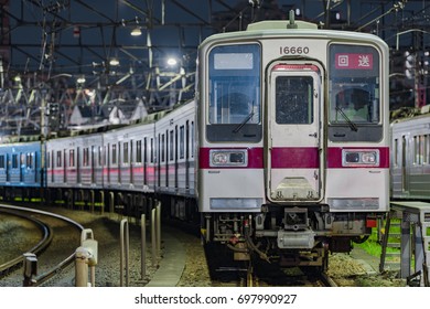 2017?08.17?Tokyo Japan
Railyard Night View?Tobu Railway?