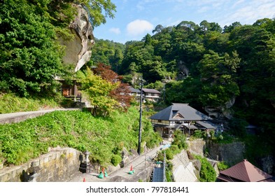 Japan Tohoku Yamagata City Yama Dera Mountain Temple Risshaku Ji