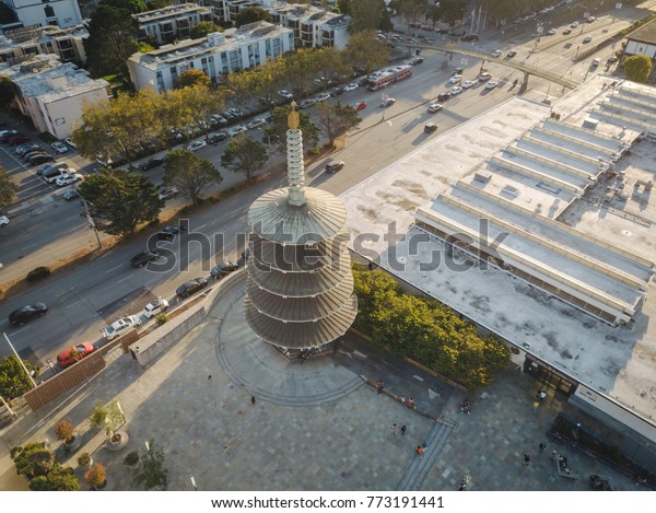 Japan Town San Francisco California Pagoda Stock Photo Edit Now