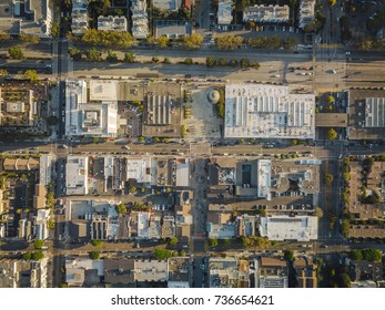 Japan Town San Francisco City Block Overhead Aerial