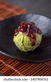 Japanese Azuki Red Bean Matcha Green Tea Ice Cream Japanese Dessert