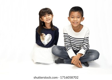 Japanese Brother And Sister (10 Years Old Boy And 5 Years Old Girl)
