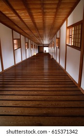 Japanese Corridor In  Castle