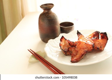 Japanese Cuisine, Antarctic Toothfish Grilled With Teriyaki Sauce