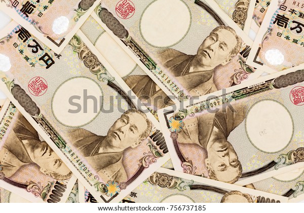 Japanese Currency Yen Bank Notes Yen Stock Photo Edit Now 756737185 - 
