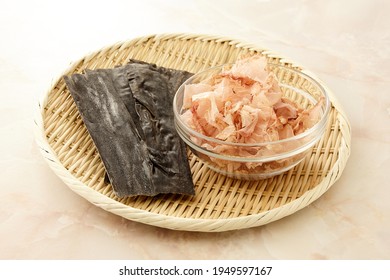 Japanese Dashi Konbu And Bonito Flakes