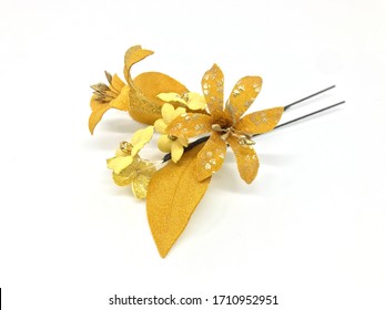 japanese decorative hair pin  isolated on the white background