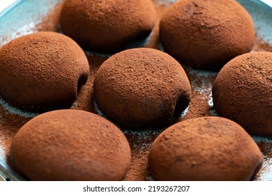 Japanese Dessert Chocolate Tiramisu Mochi Or Glutinous Rice Ball