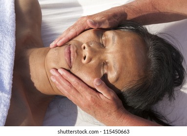 Japanese Facial Massage Stock Photo 115450663 Shutterstock   Japanese Facial Massage 260nw 115450663 