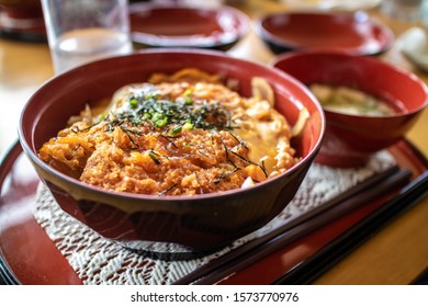 Japanese Famous Donburi Food, Katsudon