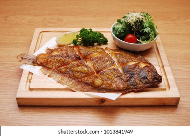Japanese food - grilled flounder