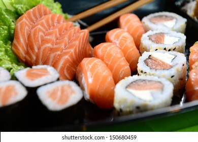 Japanese Food - Sushi And Sashimi