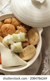 Japanese Food, Winter Comfort Food Fish Cake Broth ODEN