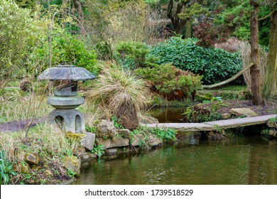 Japanese Garden at Lord Byron's Estate of Newstead Abbey