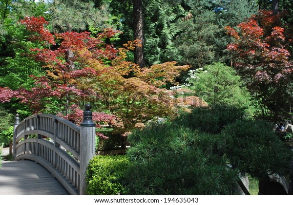 Japanese Garden Manito Park Spokane Washington Stock Photo Edit