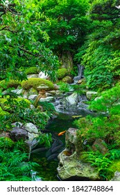 Japanese Garden (Matsue City, Shimane Prefecture, Tamatsukuri Onsen)