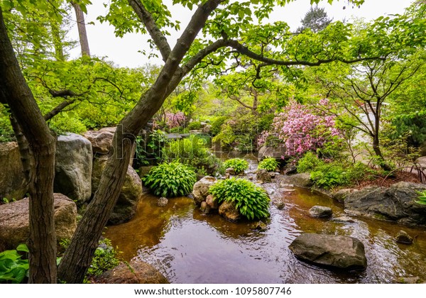 Japanese Garden Rockford Illinois Stock Photo Edit Now 1095807746