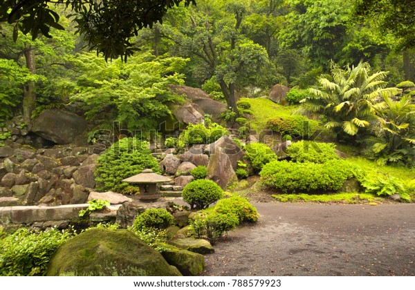 Japanese Garden Senganen Kagoshima Japan May Stock Photo 788579923 ...