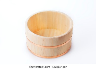 Japanese Hinoki Wood Bath Bucket