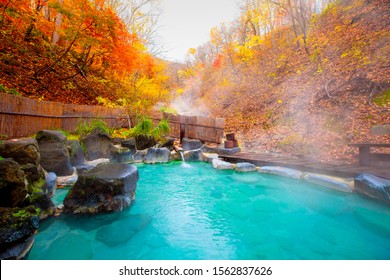 Japanese Hot Springs Onsen Natural Bath Stock Photo 1562837626 ...