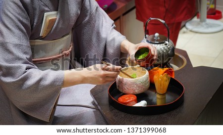 Japanese  Matcha tea ceremony