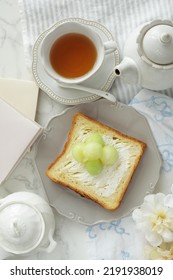 Japanese Melon Ball On Cream Cheese  Danish Bread