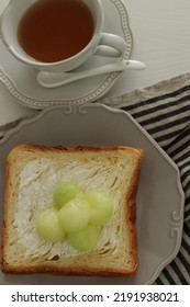 Japanese Melon Ball On Cream Cheese  Danish Bread