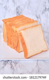 Japanese milk bread asian food sliced load sandwich thick slice baking  - Shutterstock ID 1812179749