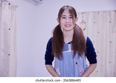 Japanese Nursery Teacher, Caregiver Smiling