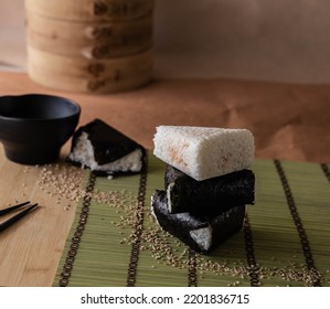 Japanese Onigiri In Seaweed Wrap