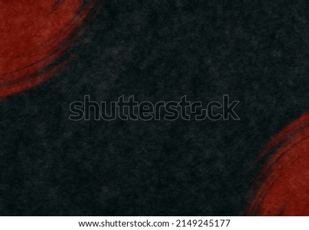 Japanese paper of black and red