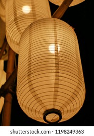 Japanese Paper Lantern Close Up View