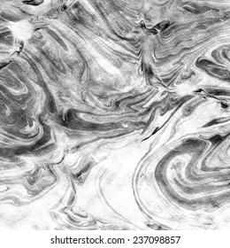 Japanese Paper Of Paper Marbling Pattern