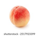 Japanese peaches placed on a white background.