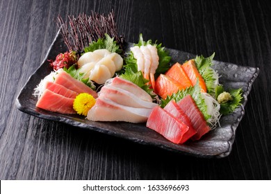 Japanese plate of Assorted Sashimi - Powered by Shutterstock