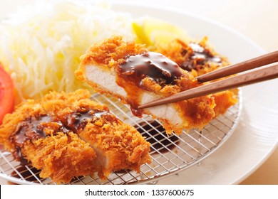 Japanese pork cutlet Tonkatsu