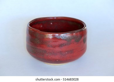 Japanese Raku Ware Tea Bowl For Tea Ceremony Use. 