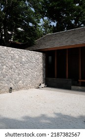 Japanese Rock Garden Of Coffee Shops In Chiang Mai