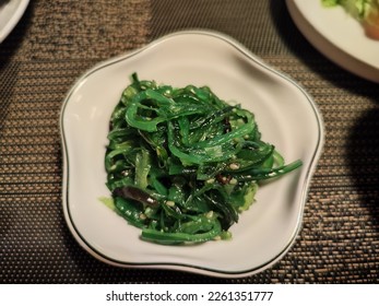 Japanese Salad in the Plate - Shutterstock ID 2261351777
