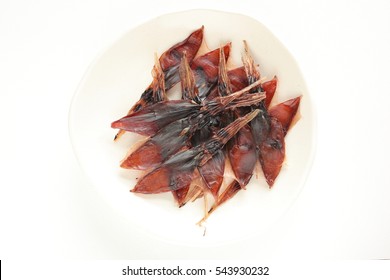 Japanese Snack, Dried Hotaru Firefly Squid For Kanazawa Hokuriku Food Image